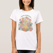Big Bird | Grafisch grow Kindness Floral T-shirt (Voorkant)