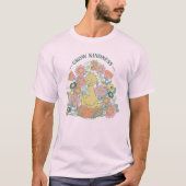 Big Bird | Grafisch grow Kindness Floral T-shirt (Voorkant)