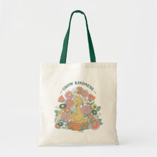 Big Bird   Grafisch grow Kindness Floral Tote Bag