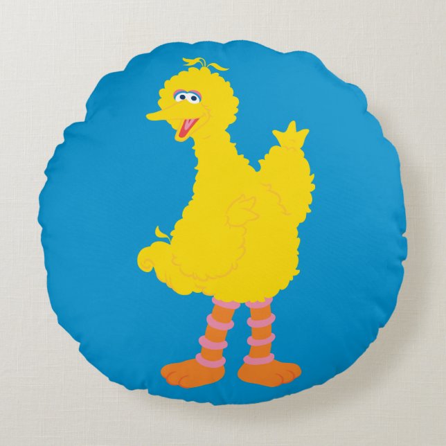 Big Bird Graphic Rond Kussen (Voorkant)