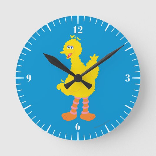 Big Bird Graphic Ronde Klok (Voorkant)