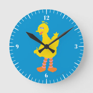 Big Bird Graphic Ronde Klok