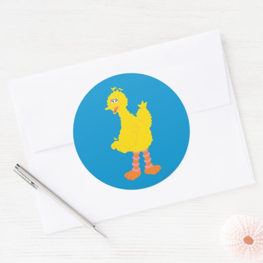 Big Bird Graphic Ronde Sticker (Envelop)