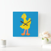 Big Bird Graphic Vierkante Klok (Huis)
