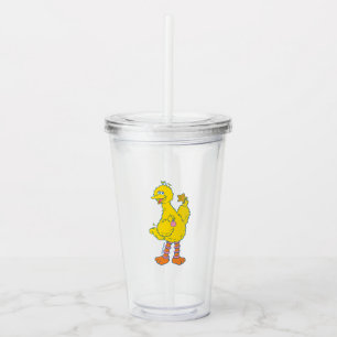 Big Bird Holding kerstversieringen Acryl Drinkbeker