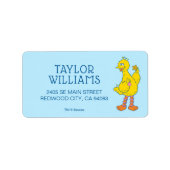 Big Bird Holding kerstversieringen Etiket (Voorkant)