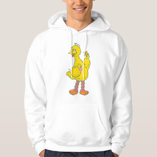 Big Bird Holding kerstversieringen Hoodie (Voorkant)