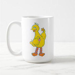 Big Bird Holding kerstversieringen Koffiemok