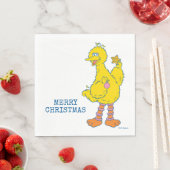 Big Bird Holding kerstversieringen Servet (Insitu)