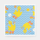 Big Bird Party Chevron Pattern Servet (Voorkant)