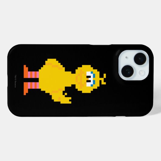 Big Bird Pixel Art Case-Mate iPhone Case (Achterkant (horizontaal))