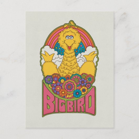Big Bird | Psychedelic Briefkaart (Voorkant)