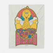 Big Bird | Psychedelic Fleece Deken (Voorkant)