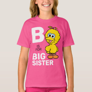 Big Bird   S is voor Big Sister T-shirt