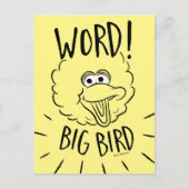 Big Bird Schaats Logo - Word! Big Bird Briefkaart (Voorkant)