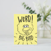 Big Bird Schaats Logo - Word! Big Bird Briefkaart (Staand voorkant)