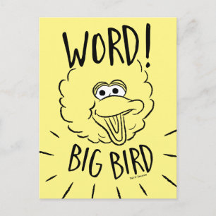 Big Bird Schaats Logo - Word! Big Bird Briefkaart