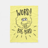 Big Bird Schaats Logo - Word! Big Bird Fleece Deken (Voorkant)