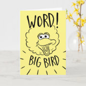 Big Bird Schaats Logo - Word! Big Bird Kaart (Gele Bloem)