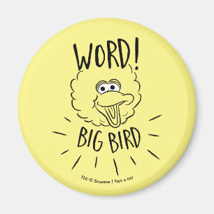 Big Bird Schaats Logo - Word! Big Bird Magneet