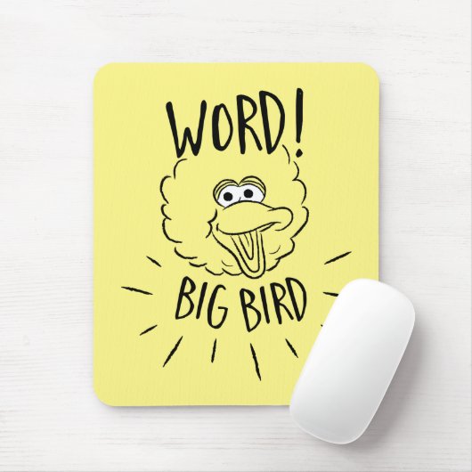 Big Bird Schaats Logo - Word! Big Bird Muismat (Met muis)
