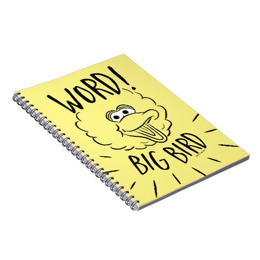 Big Bird Schaats Logo - Word! Big Bird Notitieboek (Rechterzijde)