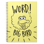 Big Bird Schaats Logo - Word! Big Bird Notitieboek (Voorkant)