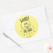 Big Bird Schaats Logo - Word! Big Bird Ronde Sticker (Envelop)