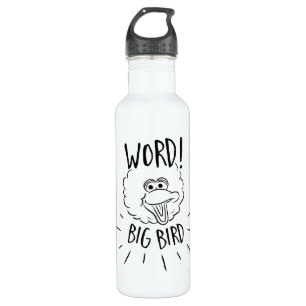 Big Bird Schaats Logo - Word! Big Bird Waterfles
