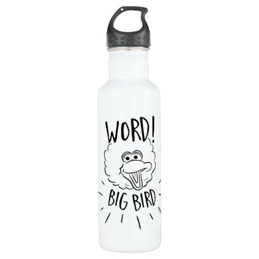 Big Bird Schaats Logo - Word! Big Bird Waterfles (Voorkant)