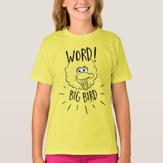 Big Bird Skate Logo - Woord! Big Bird T-shirt (Voorkant)