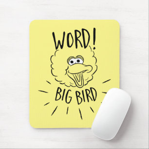 Big Bird Skate Logo - Word! Big Bird Muismat