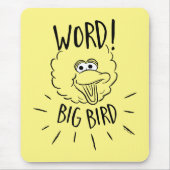 Big Bird Skate Logo - Word! Big Bird Muismat (Voorkant)