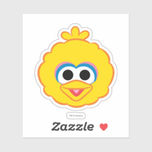 Big Bird Smiling Face 2 Sticker