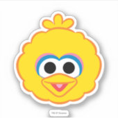 Big Bird Smiling Face 2 Sticker (Voorkant)