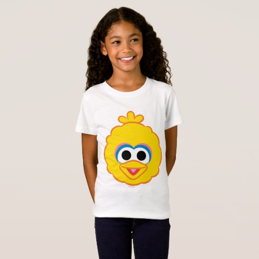Big Bird Smiling Face 2 T-shirt (Voorkant volledig)