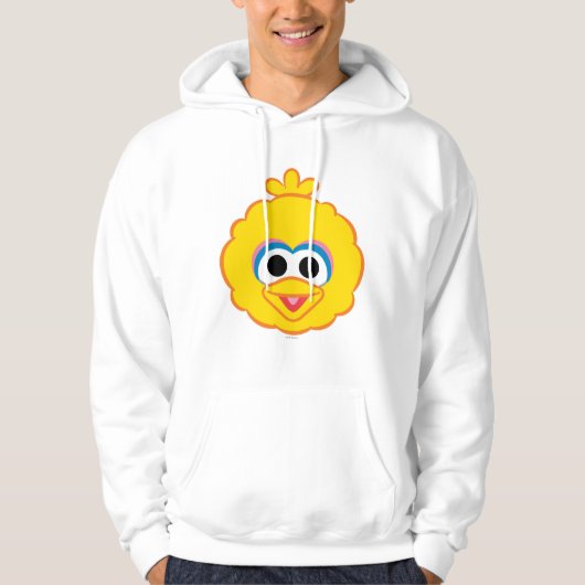 Big Bird Smiling Face Hoodie (Voorkant)