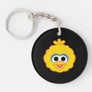 Big Bird Smiling Face Sleutelhanger