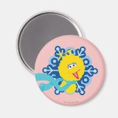 Big Bird Snowflake Magneet (Voorkant / Achterkant)