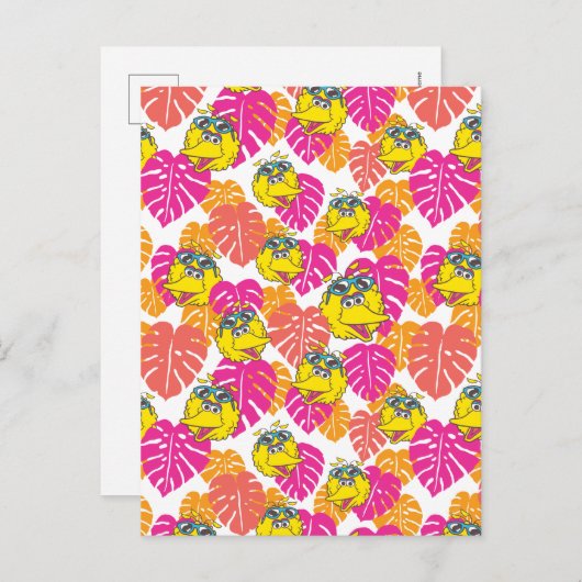 Big Bird | Tropisch patroon Briefkaart (Voorkant / Achterkant)