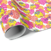 Big Bird | Tropisch patroon Cadeaupapier (Rol Hoek)
