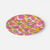 Big Bird | Tropisch patroon Papieren Bordje (Gekanteld)