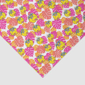 Big Bird | Tropisch patroon Tissuepapier (Detail)