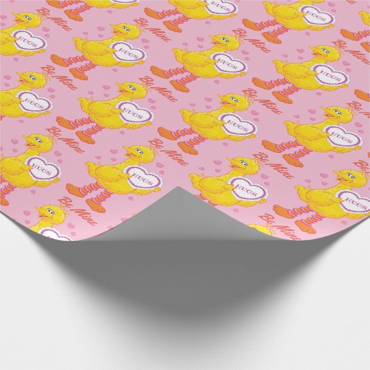 Big Bird Valentijn Cadeaupapier (Hoek)