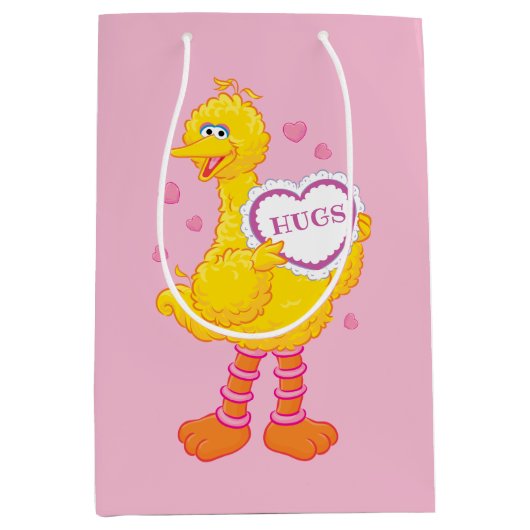 Big Bird Valentijn Medium Cadeauzakje (Voorkant)
