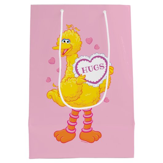 Big Bird Valentijn Medium Cadeauzakje (Achterkant)