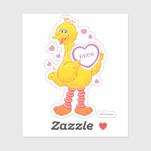 Big Bird Valentijn Sticker (Vel)
