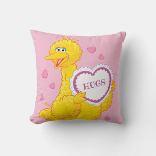 Big Bird Valentijnskaart Kussen