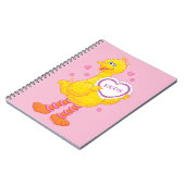Big Bird Valentijnskaart Notitieboek (Linkerzijde)