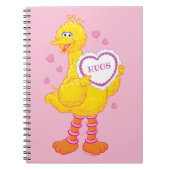 Big Bird Valentijnskaart Notitieboek (Voorkant)